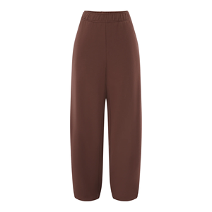 OEM Service กางเกงสแปนเด็กซ์/ ผ้าฝ้ายสีดำสำหรับผู้หญิงผ้าสแปนเด็กซ์ระบายอากาศได้ดีเป็นมิตรกับสิ่งแวดล้อมสีพื้นใส่สบาย - Product Image 4