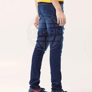 Pantalon en jean pour hommes OEM, confortable et léger en toile, style de rue, qualité supérieure avec design dernier cri - Product Image 4