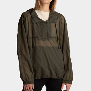 แจ็กเก็ตกันลมไนล่อนสำหรับผู้หญิงแจ็กเก็ตกันลมน้ำหนักเบาระบายอากาศได้ดีเสื้อฝึกกลางแจ้งพิมพ์ลายและปัก - Product Image 3