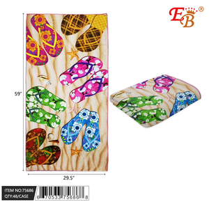 Custom 30 \ "X 60 \" pantofola telo mare spugna di lusso con stampa a sublimazione Logo ad asciugatura rapida borsa da palestra 48 pz/cartone - Product Image 1