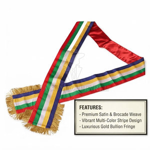 Banda de Graduación de Tela Suave de Primera Calidad al Por Mayor, la Más Vendida, con Opciones de Tamaño Personalizado para Graduados - Product Image 1