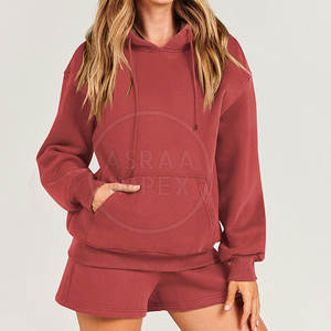 Ensemble de sweat-shirts pour femmes, design personnalisé, couleur unie, respirant, 100% coton, écologique, coupe classique, style décontracté pour l'hiver, utilisation en extérieur - Product Image 4