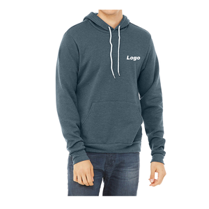 2025 hommes poids lourd 100% coton biologique blanc poids lourd Logo personnalisé français éponge coupe régulière sweat à capuche brodé pour unisexe - Product Image 1