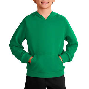 Sudadera con capucha bordada transpirable con cremallera de otoño para niños y niños pequeños de algodón de manga larga - Product Image 1