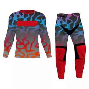 ชุดมอเตอร์ครอสพิมพ์ลายสำหรับผู้ชาย ไซส์ใหญ่ ทนทาน ระบายอากาศดี รับผลิตตามแบบ บริการ OEM สินค้ามาใหม่ - Product Image 1