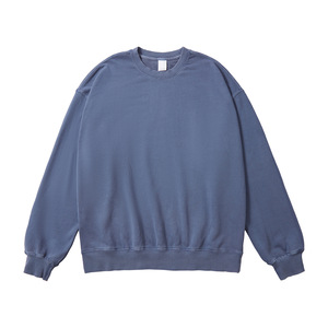 Sweat-shirt vintage pour homme coupe classique à col montant, personnalisable avec logo, impression numérique, effet vieilli, délavé à l'acide, idéal pour l'hiver – Vente en gros - Product Image 2