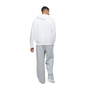 Sudadera con capucha de alta calidad al por mayor 400 Gsm sudaderas gruesas de lana para Hombre Sudaderas con capucha de calle lisas personalizadas - Product Image 5