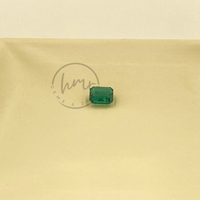 Piedra preciosa Esmeralda zambiana Natural corte esmeralda color verde vivo piedra preciosa suelta para joyería fina al por mayor