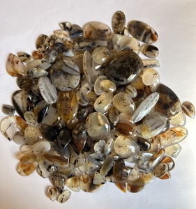 หินอัญมณีบำบัดแบบหลวมเกรด AAA หินโมราโมราเจียระไนคุณภาพสูงรูปทรงผสม - Product Image 2