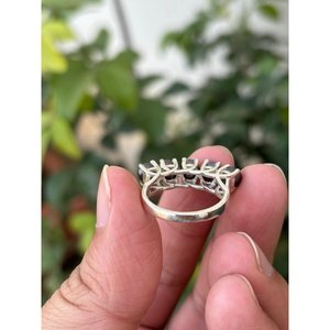 Black Pearl <b>Ring</b> <b>925</b> Sterling <b>Silver</b> Handmade Pearl <b>Ring</b> for Women Wholesale Jewelry Supplier - Product Image 6