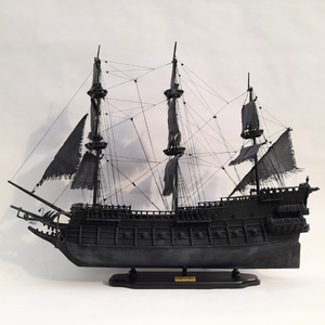 Gia Nhien Fabricante Diseño personalizado VOLANTE DUCHTMAN MODELO DE MADERA BARCO-MODELO DE BARCO DE MADERA DE ALTA CALIDAD-ARTESANÍA - Product Image 1