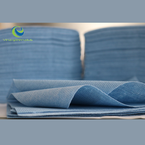 Toallitas húmedas de microfibra Spunlace de estilo cruzado de alta calidad, respetuosas con el medio ambiente, impermeables y transpirables, suministro directo de fábrica - Product Image 2