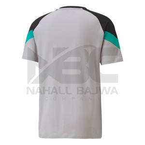 Camiseta de diseño personalizado de alta calidad para hombre, traje elegante de moda de manga corta informal de Color sólido - Product Image 6
