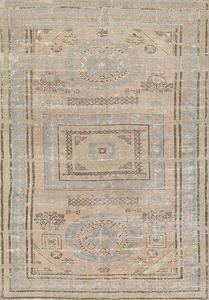 Alfombra Turca Adiva de 20 Pies, Técnica de Tejido Jacquard, Fabricada a Máquina, Base de Poliéster, Lavable, Antideslizante, Geométrica, Venta al por Mayor para el Hogar - Product Image 3