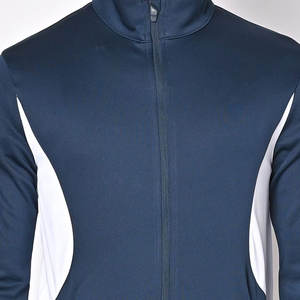 2025 Top vente rayé avant conception hommes survêtements/taille adulte vêtements de sport Style hommes fermeture éclair survêtements - Product Image 3