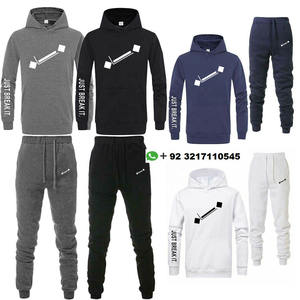 ชุดกีฬามีฮู้ดผ้าฟลีซสีพื้นแบบลำลองแนวสตรีทแวร์ระบายอากาศได้ดีเป็นมิตรต่อสิ่งแวดล้อมออกแบบได้ตามต้องการ - Product Image 5