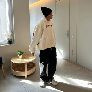 Y2K Sudadera con capucha Harajuku nuevo patrón de estampado del alfabeto Goth Sudadera con capucha de gran tamaño streetwear Hip Hop Hombre Hoodi Sudadera Moda Casual Top - Product Image 2