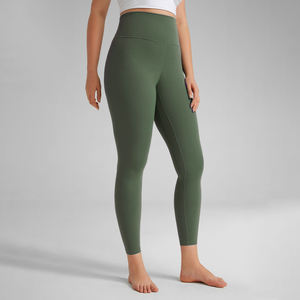 Mallas de yoga elásticas de cintura media para ejercicios de gimnasio, entrenamientos de yoga Pilates, pantalones cómodos y flexibles para todo tipo de entrenamientos - Product Image 1