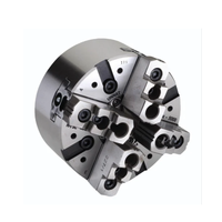 Mandrin de serrage robuste SHASONS à 4 mors, centre ouvert, en acier de qualité industrielle, pour tour CNC manuel, 500-4000 tr/min, 20000 mm, 1 pièce