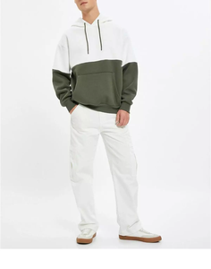 เสื้อสเวตเตอร์สวมหัวแบบมีฮู้ดผ้าคอตตอนสี100% สำหรับผู้ชาย - Product Image 1