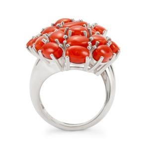 Bague géométrique plaquée rhodium 14 carats pour garçons - Product Image 3