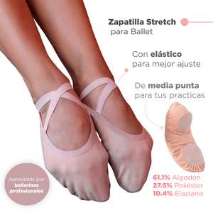 Scarpe da Balletto Comode ed Elasticizzate in Tela per Donna, con Fodera in Vera Pelle e Tacco Piatto, per la Stagione Invernale, Adatte anche per Ragazzi e Ragazze - Product Image 6