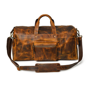 India's Good Supplier Genuine <b>Leather</b> <b>Travel</b> Duffle <b>Bag</b> Available at Attractive Color and Design - Product Image 1
