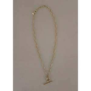 Vintage 14k Gold Plated <b>T</b>-<b>Bar</b> Necklace Bohemian Style Tassel Fruit Number Patterns Zircon Alloy for Weddings Parties Engagements - Product Image 1
