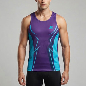 Débardeur de lutte sans manches, chemise d'entraînement athlétique légère, vêtements de sport performants pour la pratique et la compétition de lutte - Product Image 3