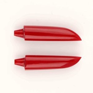 Haute qualité 7x30mm forme d'épée lisse haute-poli belle brique de corail rouge synthétique pierre précieuse en vrac pour la fabrication de bijoux - Product Image 6