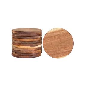 Posavasos de madera antiguos hechos a mano, elegantes, ideales para el hogar vintage y clásico - Product Image 5