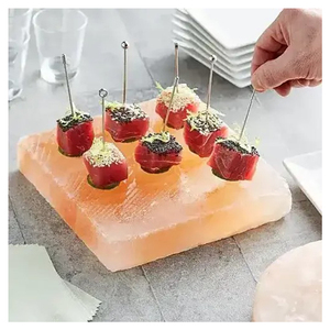 แผ่นเกลือหิมาลายันบริสุทธิ์สำหรับทำอาหาร100% แผ่นเหล็กแกะสลักสไตล์การเดินเรือ - Product Image 5