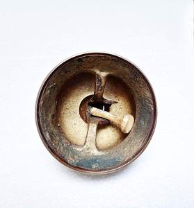 Campana Náutica de Latón para Escritorio, Acabado Antiguo Ornamentado, Llamador de Mesa para Oficina - Product Image 2