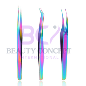 3Pcs Eyelash Extension Tweezers Set Straight and Curved Grafted Durable Easy to Use Multi Functional Eyelash Grafted Tweezers - Product Image 6