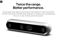 Caméra de profondeur réelle Intel RealSense D455