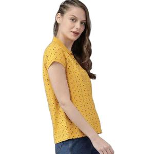 Camiseta Polo para Mujer, Nueva Camiseta para Primavera Verano, Tela con Efecto Lavado y Estampado Digital - Product Image 2