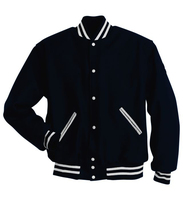 Veste Varisty de haute qualité pour hommes et logo personnalisé à la mode Logo brodé personnalisé 100% veste universitaire en laine veste d'hiver