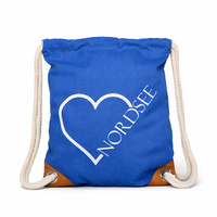 Sac à dos en toile 100 % coton avec cordon de serrage, personnalisable avec logo, sac de sport, sac de courses réutilisable avec impression de logo – Vente en gros