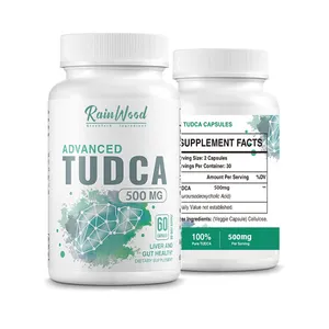 Karaciğer desteği TUDCA saf toz 500mg tauroursodeoksikolik asit TUDCA kapsüller