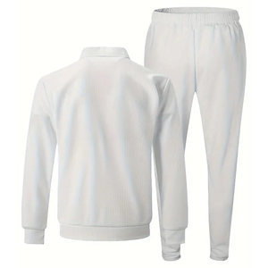 ชุดวอร์มผู้ชายแบบใหม่ ผ้าโพลีเอสเตอร์ ระบายอากาศได้ดี ออกแบบเองได้ คุณภาพสูง กางเกงวอร์มผู้ชาย - Product Image 2