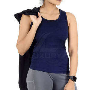 Camiseta sin Mangas Casual Transpirable de Alta Calidad para Mujer con Logotipo Frontal, Diseño sin Mangas Estilo Gimnasio - Product Image 5