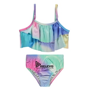 Women High Waist Bikini Set Two Piece Swimwear <b>Tummy</b> <b>Control</b> Beachwear Quick Dry Stretch Fabric Swimsuit - Product Image 2