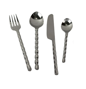 Factory Direct Sale Steel Tableware Cutlery Set Manufacturer and Exporter Customized New Design Metal Flatware Set - Product Image 1