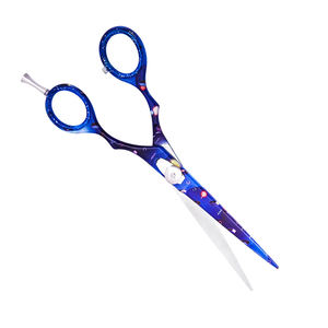 กรรไกรตัดผมสำหรับร้านเสริมสวยกรรไกรตัดเหล็กใบมีดตรงสำหรับร้านเสริมสวยพร้อมที่ถอดสกรูและที่วางนิ้วออกได้ - Product Image 4