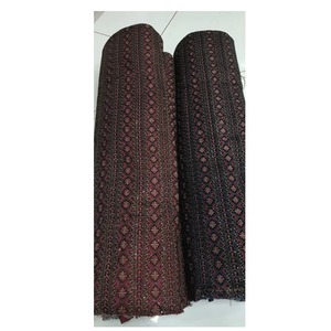 Vente à l'exportation de tissu élégant de velours de broderie pour les robes de mariage des hommes 44 tissu de largeur de vêtement au prix d'exportation - Product Image 1