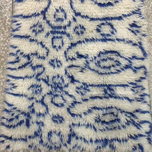 Luxury Hand Knotted Moroccan <strong>Berber</strong> Wool Rug - High <strong>Pile</strong> Abstract Area <strong>Carpet</strong> - Product Image 1