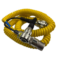 04-02-02786 & 05940046 Faisceau de câblage principal gauche de 1,5 m avec prise à vis 10 broches et prise baïonnette 7 broches pour finisseur routier BF8/BF6/BF900C