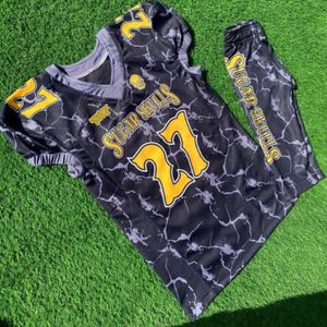 ชุดเครื่องแบบอเมริกันฟุตบอลของผู้ชายเสื้อระบายอากาศมีจำหน่ายขายส่ง - Product Image 4