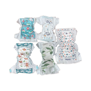 Pañales de Bebé Europeos de Algodón Estampado, con Protección Anti-Fugas, Suaves, Transpirables, con Capa Posterior Tipo Tela, Cintas Laterales Completamente Elásticas, en Varias Tallas - Product Image 1