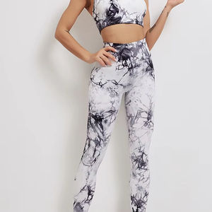 Conjunto de mallas y sujetador de 2 piezas, traje de entrenamiento deportivo, conjuntos de Yoga para gimnasio, Fitness para mujer - Product Image 1